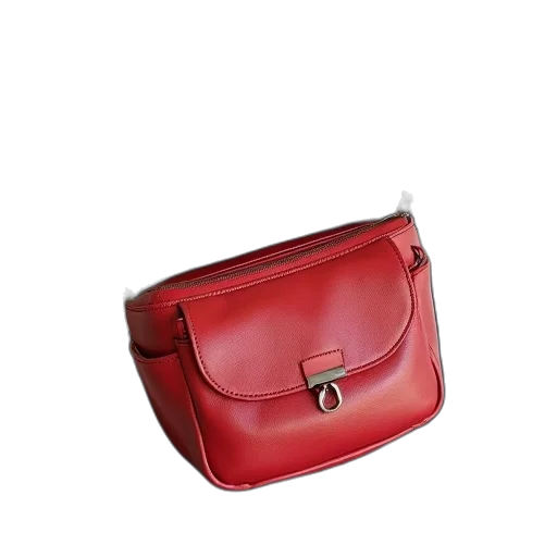 red, sling, bag, much transparent PNG cut-out
