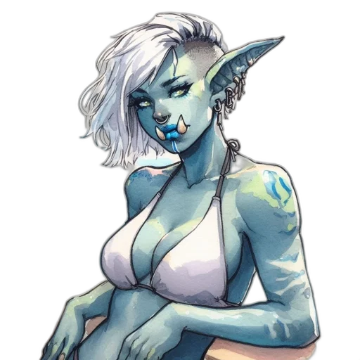 staff, creature, fantasy art, concept art transparent PNG cut-out