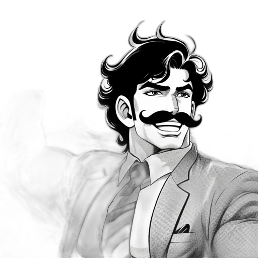 comic book art, cartoon, concept art, pencil sketch transparent PNG cut-out