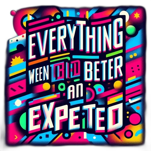 bold, neon-colored, geometric, designs transparent PNG cut-out