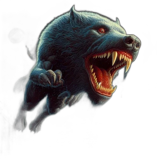 creature, dragon, animal, face transparent PNG cut-out