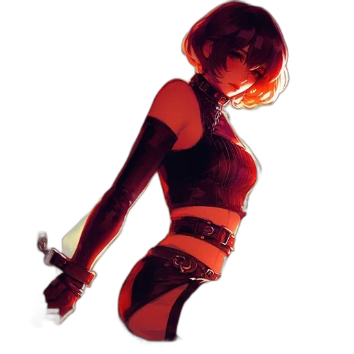 concept art, cyberpunk, photorealistic, comic book art transparent PNG cut-out