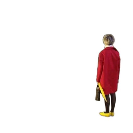 jacket, staff, dress, shoes transparent PNG cut-out