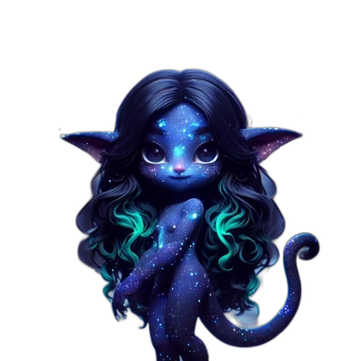 creature, staff, dragon, fantasy art transparent PNG cut-out