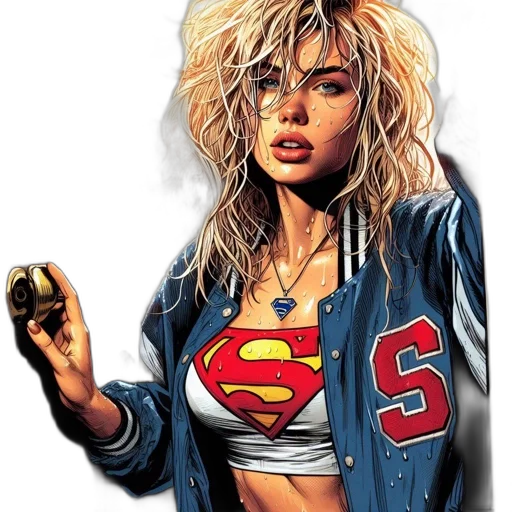 comic book art, photorealistic, concept art, cartoon transparent PNG cut-out