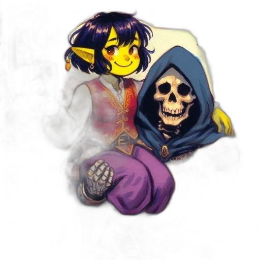 concept art, fantasy art, pixel art, comic book art transparent PNG cut-out