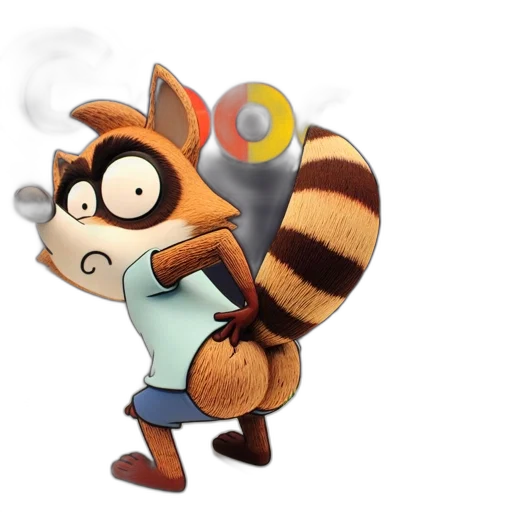 staff, animal, concept art, 3d render transparent PNG cut-out