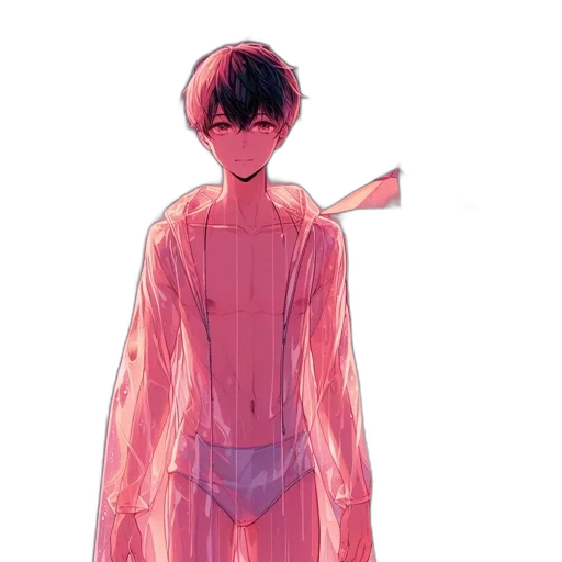 jacket, umbrella, creature, dress transparent PNG cut-out