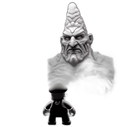 staff, creature, hat, mask transparent PNG cut-out
