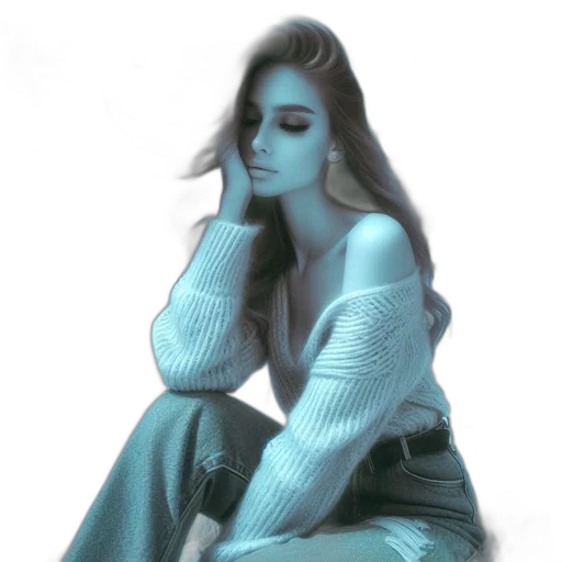 dress, jewelry, jacket, photorealistic transparent PNG cut-out