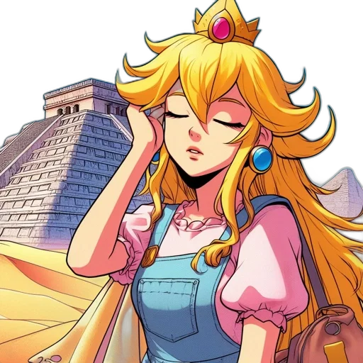 crown, anime, concept art, pixel art transparent PNG cut-out