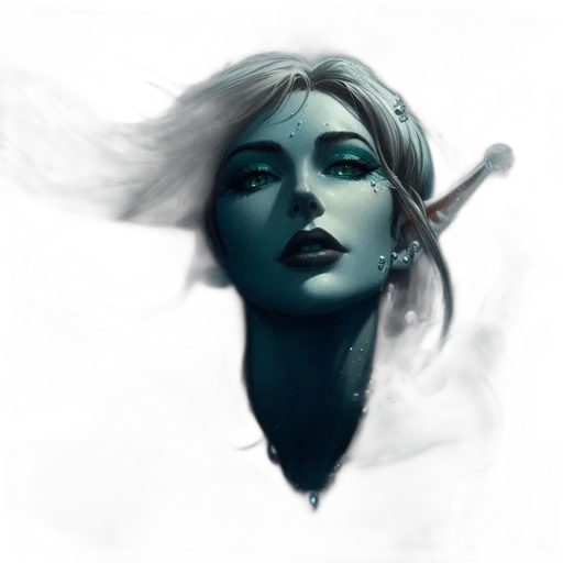 face, staff, sword, dragon transparent PNG cut-out