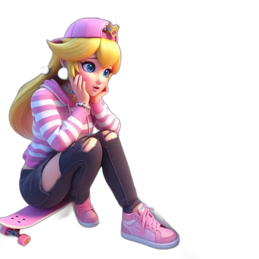 hat, shoes, concept art, 3d render transparent PNG cut-out
