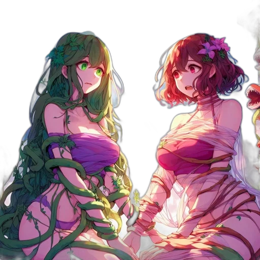 dress, concept art, anime, fantasy art transparent PNG cut-out