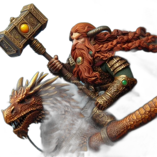 dragon, sword, staff, creature transparent PNG cut-out