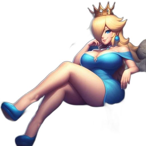 crown, dress, staff, concept art transparent PNG cut-out