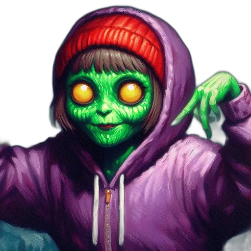 mask, creature, jacket, face transparent PNG cut-out