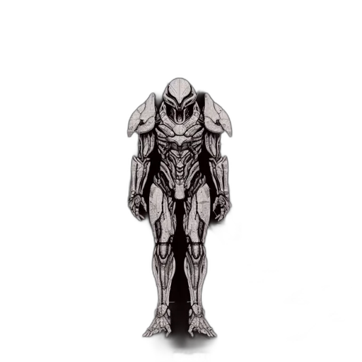 robot, creature, weapon, concept art transparent PNG cut-out