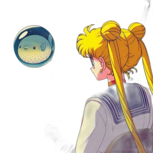 staff, mask, hair, weapon transparent PNG cut-out
