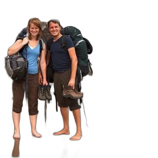 staff, umbrella, 3d render, couple transparent PNG cut-out