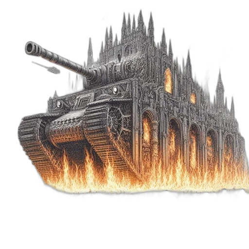 weapon, building, car, sword transparent PNG cut-out