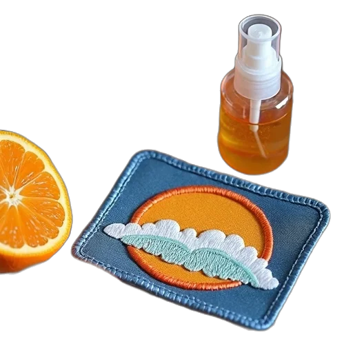 food, finished, patch, along transparent PNG cut-out