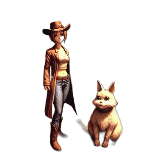 staff, animal, hat, concept art transparent PNG cut-out