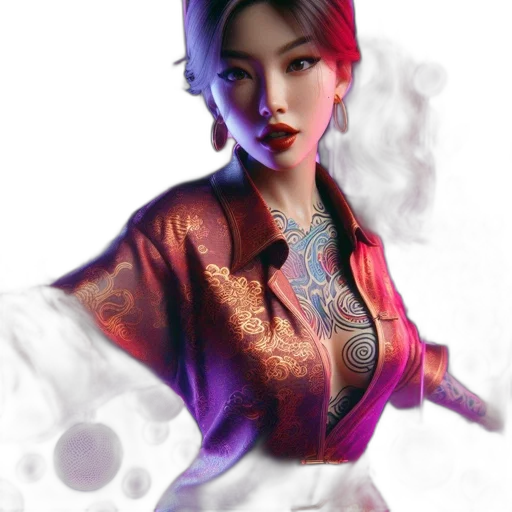 jacket, face, staff, photorealistic transparent PNG cut-out