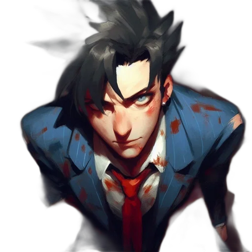 face, staff, anime, watercolor transparent PNG cut-out