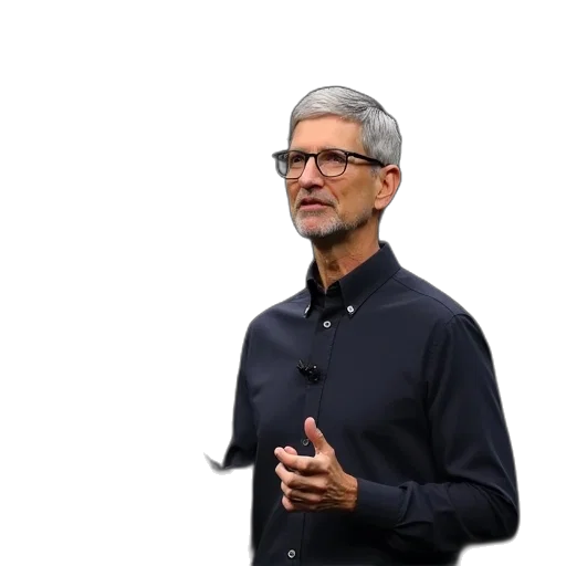staff, robot, apple, ceo transparent PNG cut-out