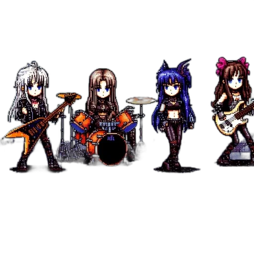 staff, pixel art, concept art, anime transparent PNG cut-out