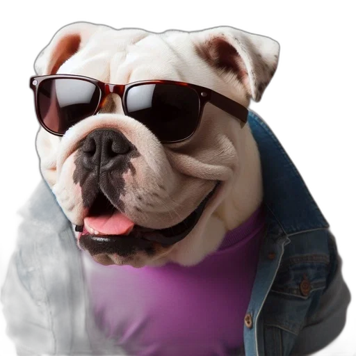 jacket, animal, 3d render, photorealistic transparent PNG cut-out