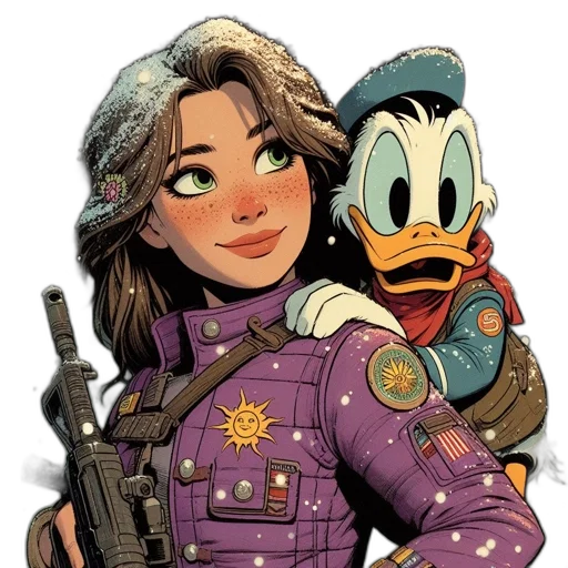weapon, jacket, comic book art, cartoon transparent PNG cut-out