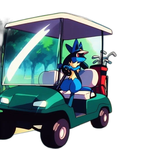 car, concept art, anime, cartoon transparent PNG cut-out