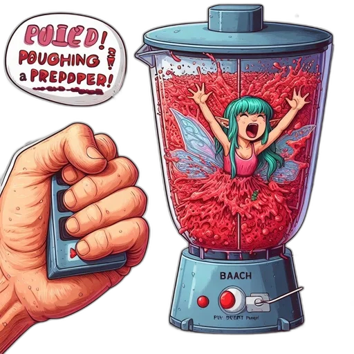 food, robot, weapon, comic book art transparent PNG cut-out