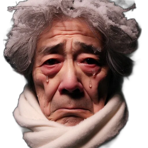 face, mask, creature, staff transparent PNG cut-out