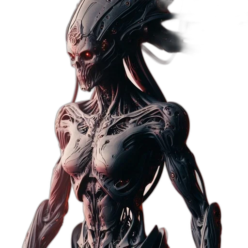 creature, mask, concept art, comic book art transparent PNG cut-out