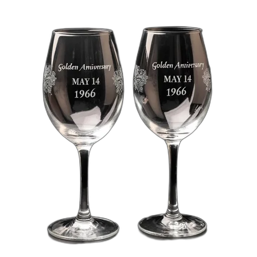 two, clear, wine, glasses transparent PNG cut-out