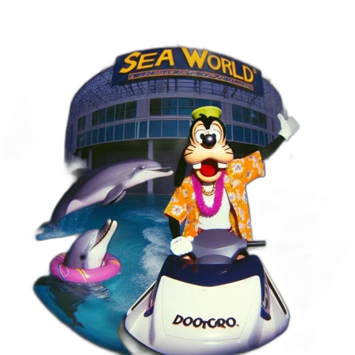 3d render, concept art, underwater, outer space transparent PNG cut-out