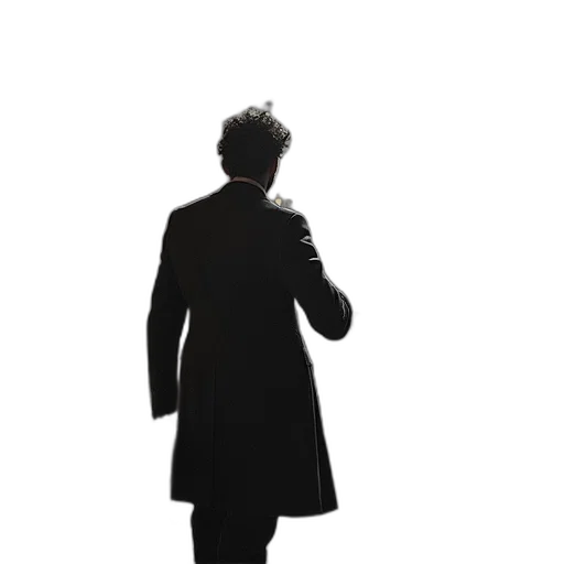staff, jacket, dress, face transparent PNG cut-out