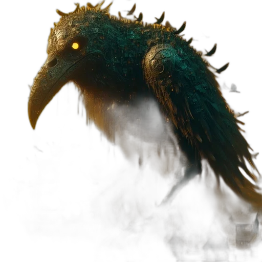 dragon, creature, animal, staff transparent PNG cut-out