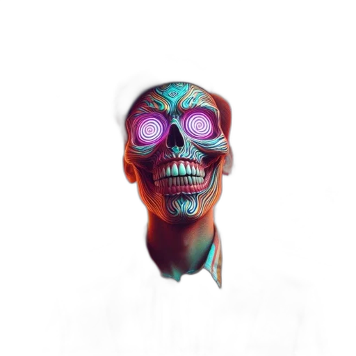 mask, face, robot, creature transparent PNG cut-out