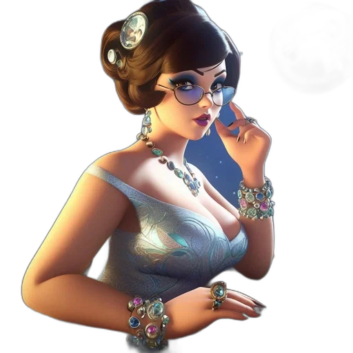 jewelry, dress, staff, crown transparent PNG cut-out