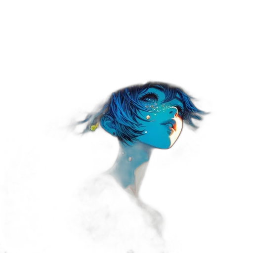 mask, face, creature, hair transparent PNG cut-out
