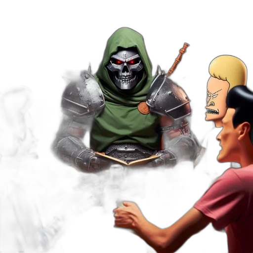 mask, concept art, comic book art, fantasy art transparent PNG cut-out