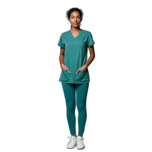 dress, green, woman, wearing transparent PNG cut-out