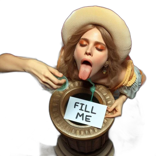 staff, hat, face, food transparent PNG cut-out