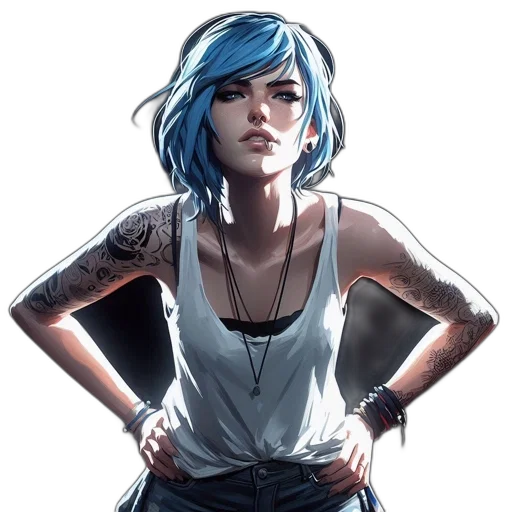 face, robot, dress, concept art transparent PNG cut-out