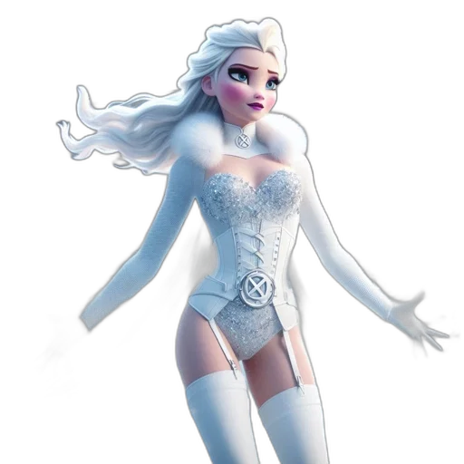 dress, concept art, 3d render, fantasy art transparent PNG cut-out