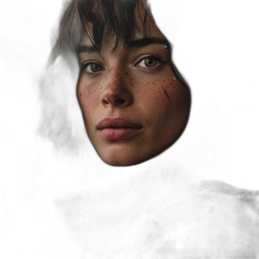 face, mask, robot, creature transparent PNG cut-out